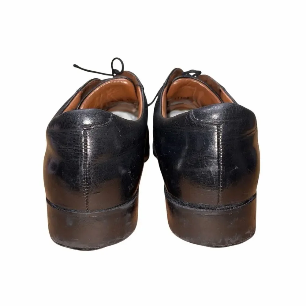 Weber Schuh Black Leather Oxford Shoes Size: US 9.5 / UK 8.5 Men's